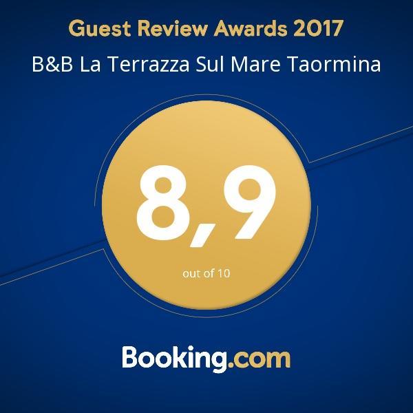 B&B La Terrazza Sul Mare Таормина Экстерьер фото